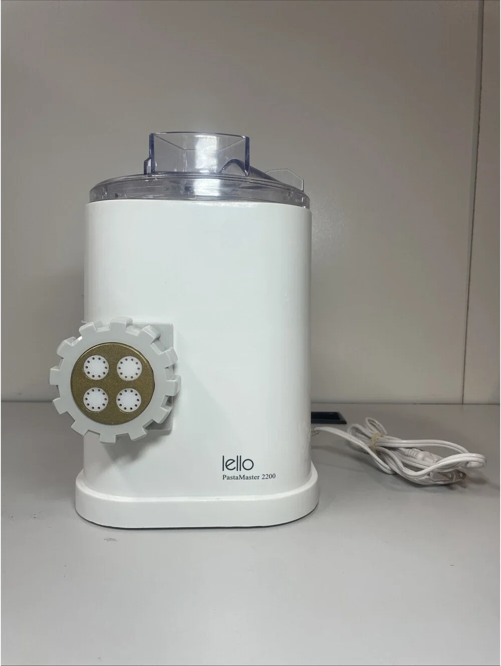 Lello PastaMaster 2200 Full Cycle Electric Pasta Maker Machine Only One Dies